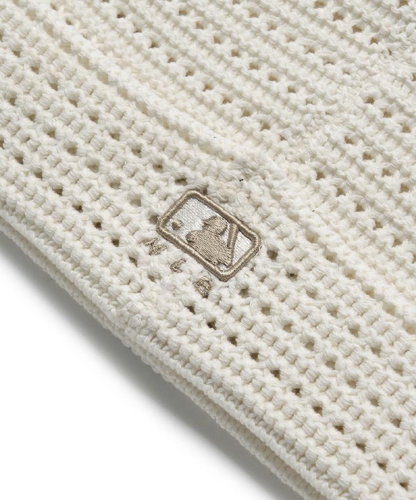 Emelbi Summer Crochet Meow Beanie Ny (Cream)