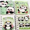15Pcs Kawaii Cartoon Panda Spiral Notebook Cute Student Diary Journal School Memo Pad Planner Stationery Gift