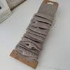 Soft Skin-Friendly Sweat-absorbent Knitted Leg Warmers White Leg Guards Korean Ins Style Foot Covers College JK Slouch Socks