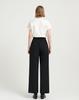FORMATIVE Satin Back Stretch Wide Pants (Fmpt1024F)_Black