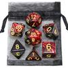 Dice DND Game Dice Role Dice Mixing Colours Dice Collection With Pouch 9 Different Styles Available For Lightweight Toys DND RPG TRPG Games