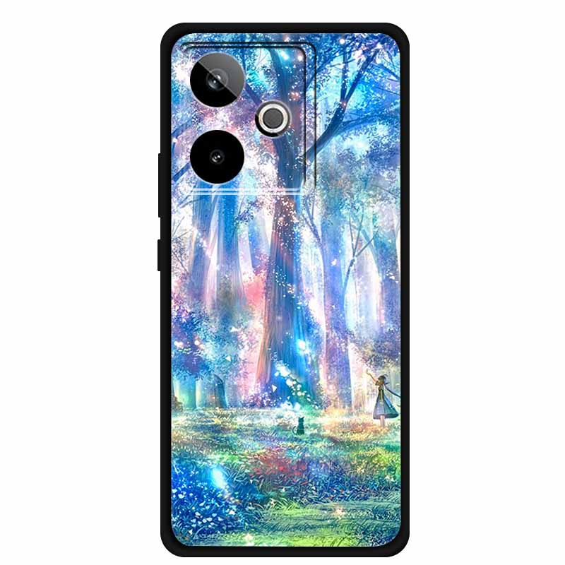 For Realme GT 7T GT7 Case Cool Animal Protective Silicone Back Cover Cases For Realme GT 7 Black Phone Funda Realme GT 7T Coque