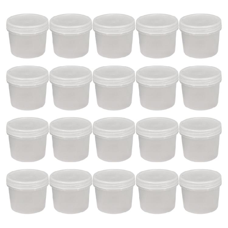 Reusable Plastic Puddings Jars with Lid Microwave Safe Design For Snacks Meal Preparation Kitchen Accessories