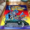 Rat Fury: Furious carpet Doormat Living room and bedroom mats Art Doormat Christmas gifts