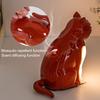 Katzenförmige Nachtlampe mit Aromatherapie Nachttischlampe mit Soundfunktion Wiederaufladbar Sanftes warmes Licht Dekorative Figur Geschenk für Zuhause Büro