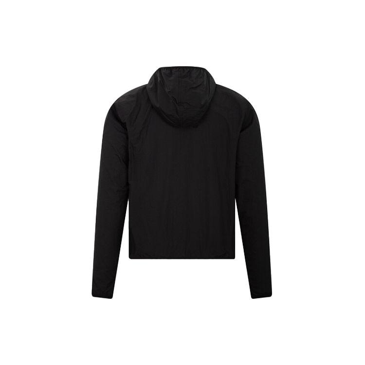 Calvin Klein SS22 Logo Print Hooded Short Sports Jacket Women Jackets Black 4WS2O514-001