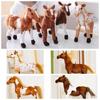 Plush Simulation Horse Plush Toys Stuffed Animal Simulation Horse Plush Doll  Children Toys