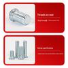 Flat Head Carbon Steel Galvanized Rivet Nuts FH-M2 to M10 - Free Shipping
