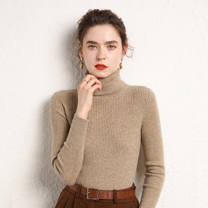 Women's Cashmere Sweater Qinghe Cashmere 100% Cashmere Women's Autumn and Winter Cashmere Sweater Soft and Warm