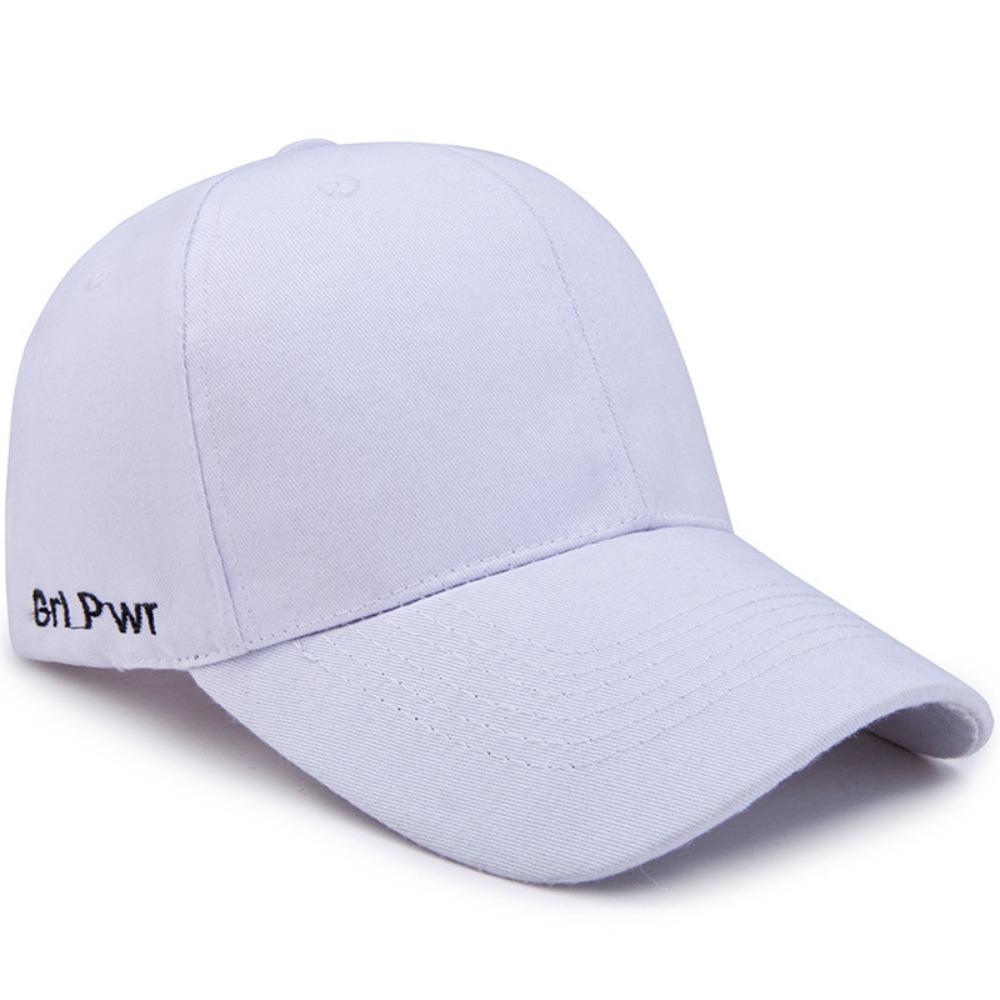 

Casual Letter Embroidery Baseball Cap Visor Cotton Peaked Cap Sun Protection Face Slimming Casquette For Man Women Unisex белый