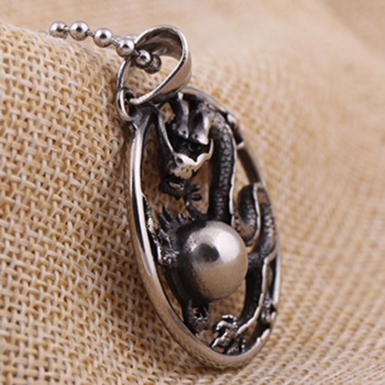 Golden Dragon Retro Punk Hip Hop Necklace