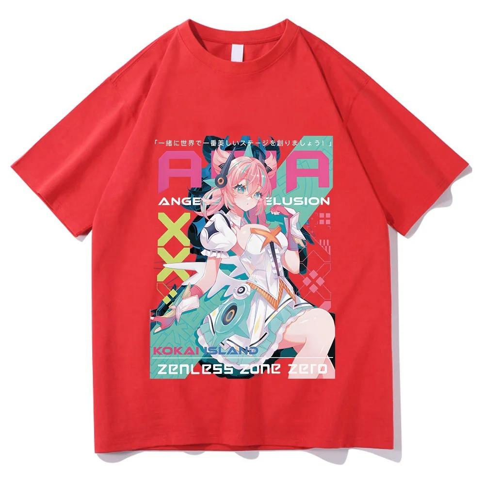 

2026 Summer Zenless Zone Zero Pure Cotton T Shirts ZZZ Aria T-Shirt Anime Gacha Gaming Tee Unisex Popular Trends Harajuku Graphic Top XXXL