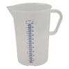 Kartell Tall Measuring Cup with Blue Measurement Markings, 2000mL, 443081