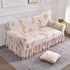 1 2 3 4 Seater Nordic Flowers Stretch Sofa Covers Elastic Spandex Sofas Skirt Cover for Living Room Universal Couch Slipcovers