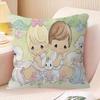 Precious Moments Cute Pillow Cover for Bedroom Room and Living Room Sofa Decorative Cushion Cover