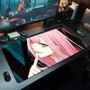 zero two Mouse Pad 500X1000 mm Large Gaming Mousepad Gamer XL Rubber Otaku Keyboard Pad Laptop Desk Mat