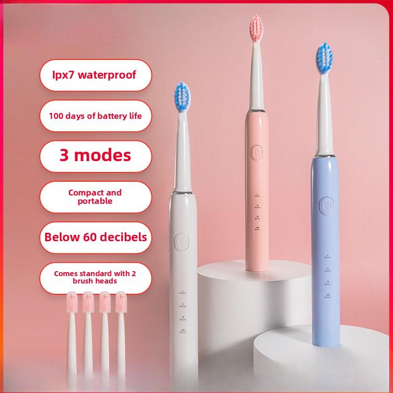 Adult USB Charging Sonic Toothbrush Third Gear Electric Soft Hair Waterproof