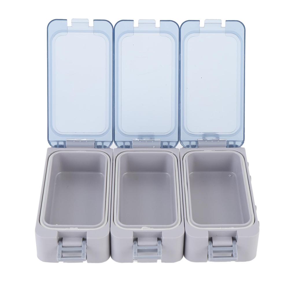 Fishing Lure Box PP Multiple Combinations Luminous Water Resistant Fishing Tackle Storage Box Transparent Window for Camping