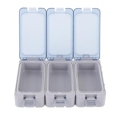 Angelkoffer Leuchtend Wasserabweisend Tragbarer Angelkoffer Organizer Mini Utility Köder Angelbox