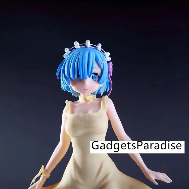 23cm Anime Re:Life in a different world from zero Rem Ram PVC Figure Model Collectible Toy