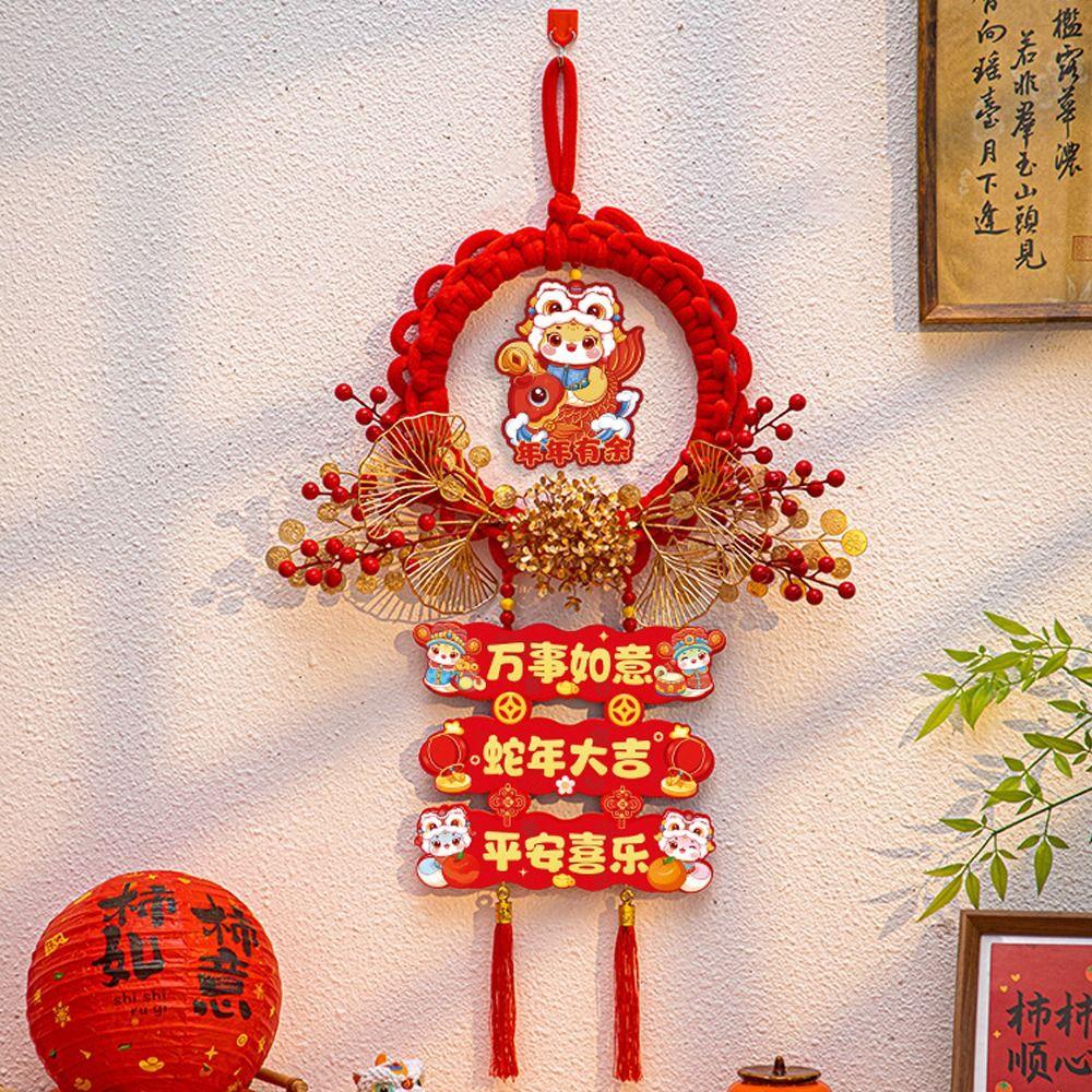 Flocking Spring Festival Fu Character Pendant  Home Living Room Decor