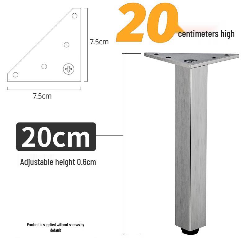 Triangular Aluminum Alloy Adjustable Sofa and Cabinet Legs