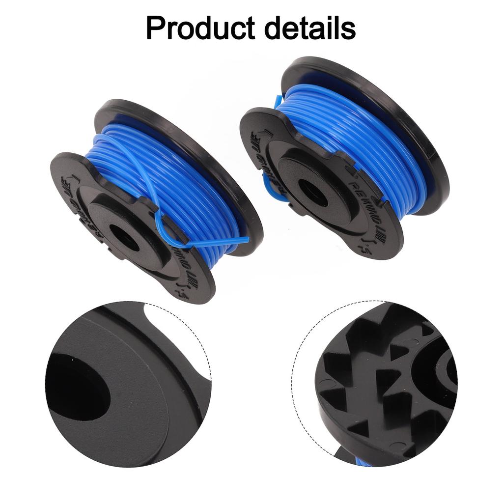 For LAWNMASTER CLGT2410 CLGT2412 CLGT2425S01 Compatible Grass Trimmer Spool & Line with 6m 0 5mm Trimmer Line Replacement Parts