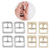 Metal Buckle Pin for DIY Shoe Bag Clothes Purse Making Adjustable Strap Buckles Mini Bar Connector Repair Tools