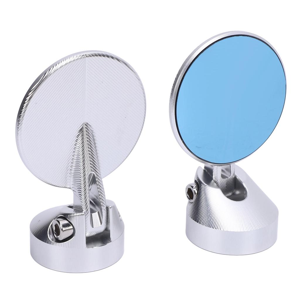 2 Pcs Handlebar Rearview Side Mirror Clear Round CNC Replacement for Sprint 50 150 Prima 50 150 GTS150 250 300 2013 To 2024