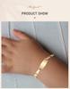Personalized Baby Bracelet Engraved Name ID Wristband Adjustable Stainless Steel Kids Children Jewelry