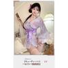 Domila Sexy Underwear Japanese Sexy Cardigan Three-point Chiffon Embroidered Kimono Hot Uniform Women's Suit