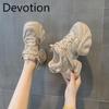 Pop Shoes Thick Bottom Inner Height Increase Casual Fashion Women's Shoes Devotion