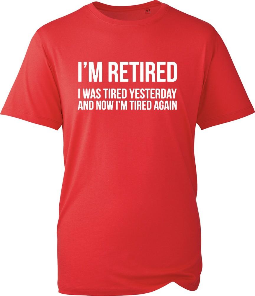 Unisex RetireUnisext T Shirt White Novelty Graphic Tee Retired Funny Slogan Top S