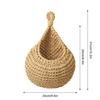 XS-XXL Borsa portaoggetti da parete Appesa a parete Cesti per frutta e verdura Borsa organizer Juta Eco a forma di goccia Organizer da cucina