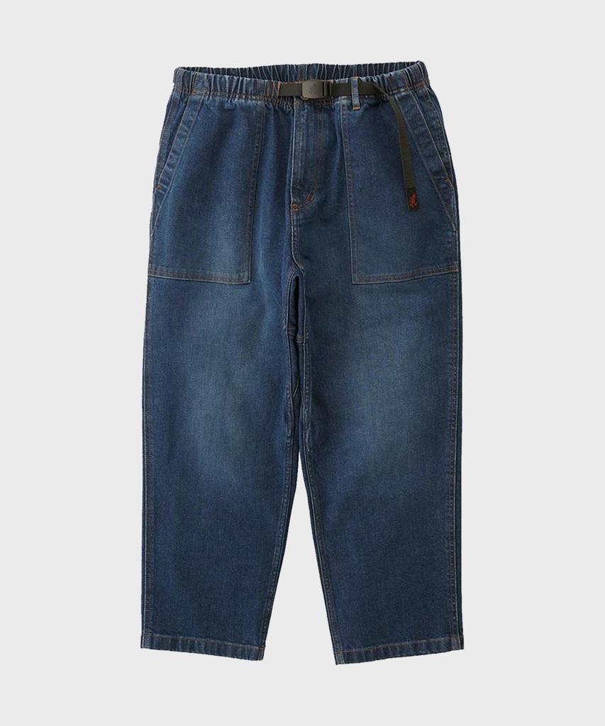 Geulamichi Loose Tapered Stretch Denim Pants Dark Used
