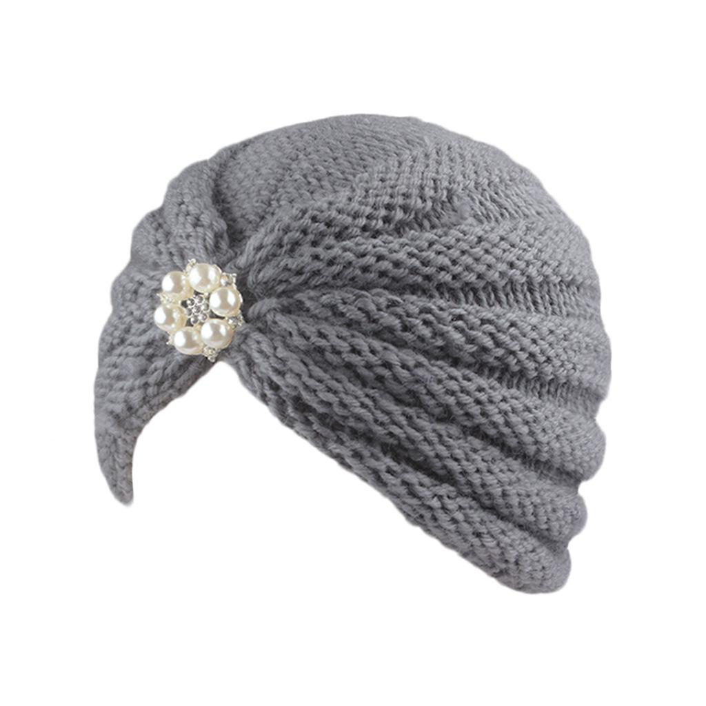 

Европейская и американская детская шерстяная вязаная шапка - теплый тюрбан на осень и зиму