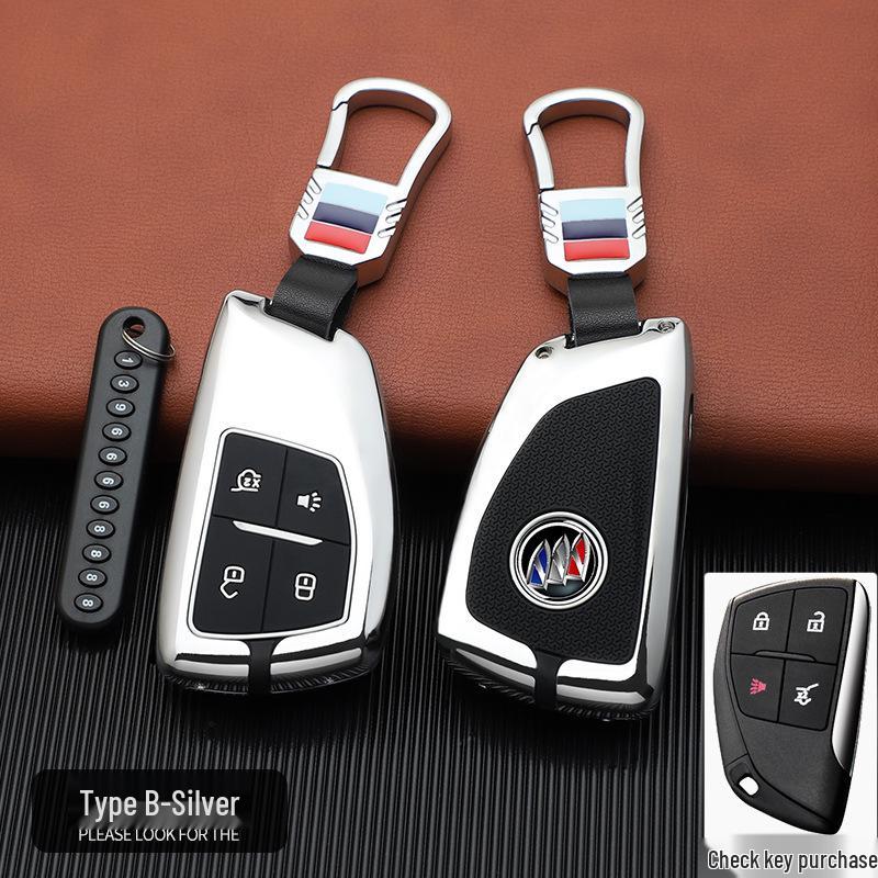 Buick Encore S Key Case: Fashionable Car Key Bag with Decorative Buckle.