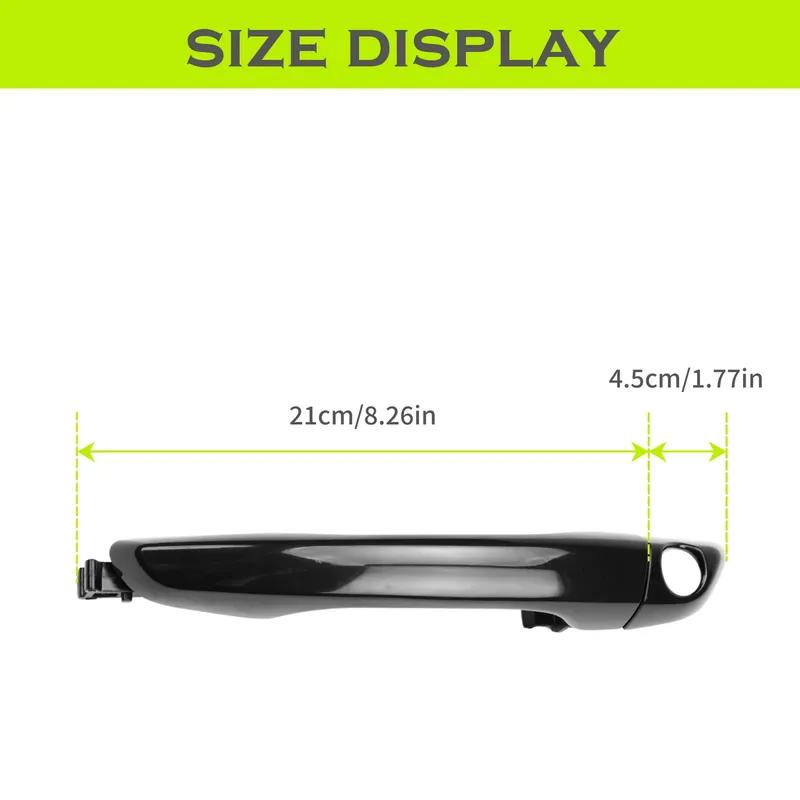 82651-F0010 4 PCS Exterior Door Handles for 2017-2020 Hyundai Elantra 82651-F2020