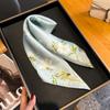 Brand 100% Natural Silk Square Scarf Women Bandana Headscarf Scarves Shawls Square Neck Foulard Wraps Femme Schals Bufanda
