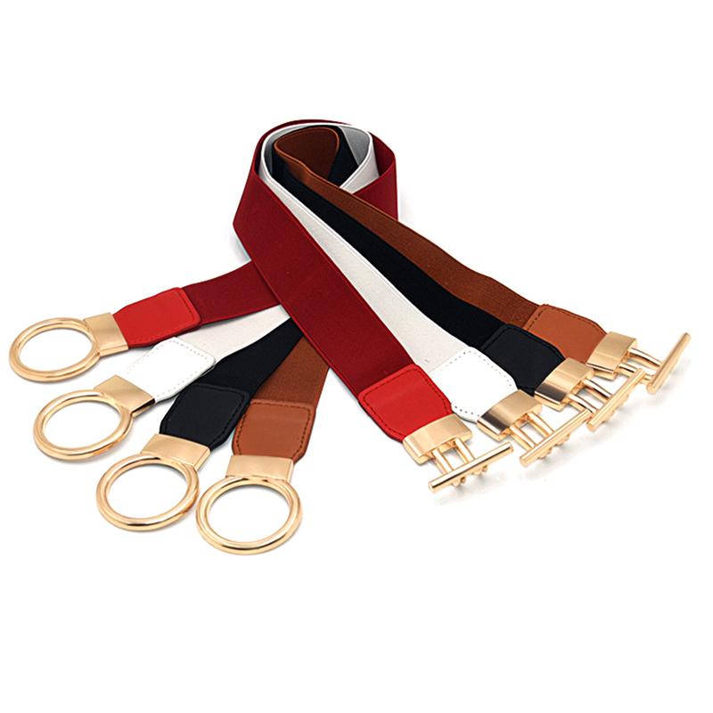 Paski do sukienki dla kobiet Talia Elastyczna ozdoba Płaszcz Sweter Party Belt