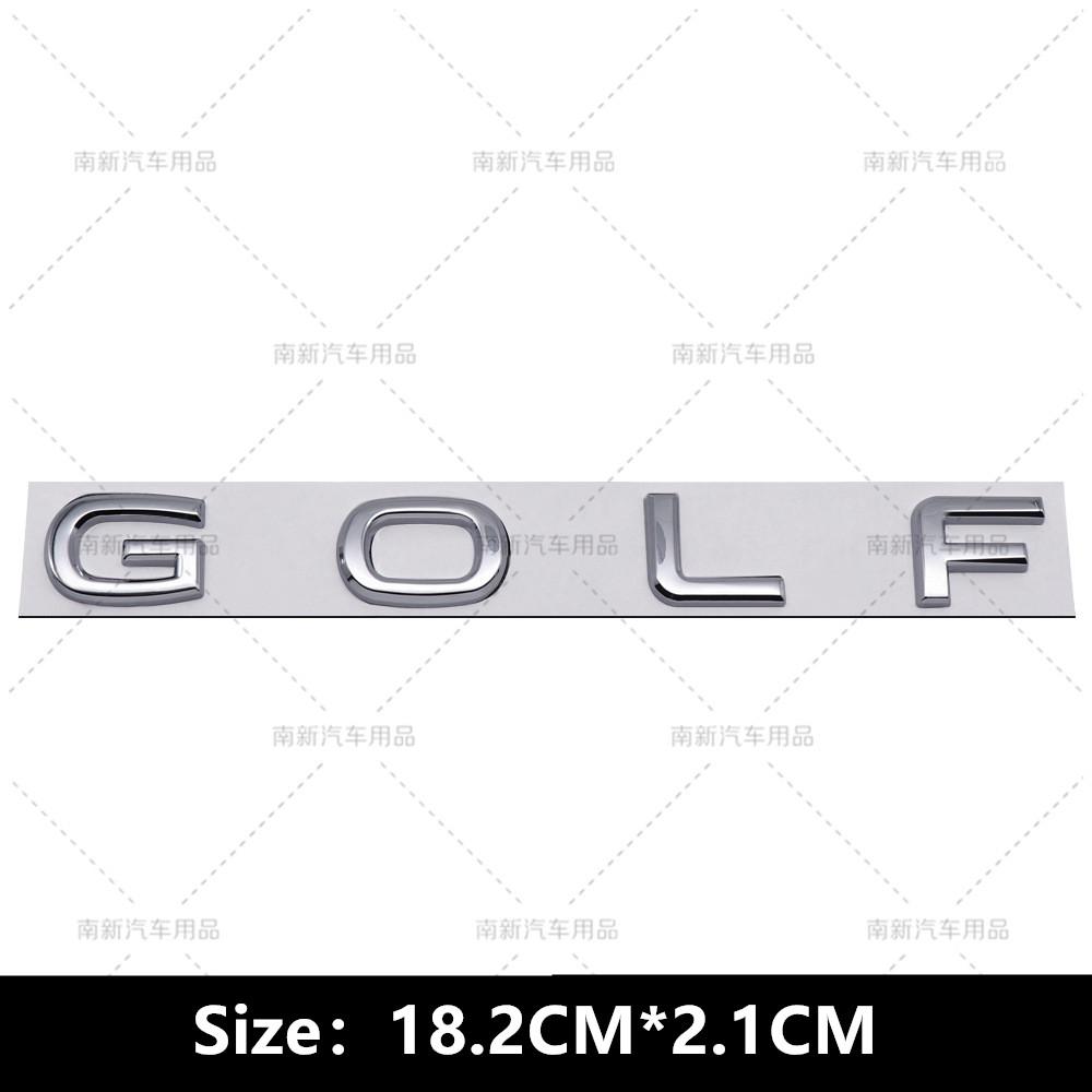 1 st 3D Metall Golf Baklucka Emblem Dekal Bilklistermärken För Golf Märke MK4 MK5 MK6 MK7 MK8 Golf 5 6 7 8 Dekorativ Klistermärke