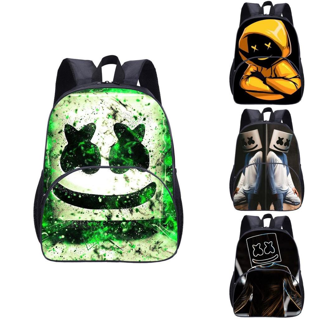Trendy Dj Marshmello Kids Backpack With High Capacity And Breathable Design