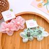 Kawaii Pearl Flower Scrunchie Children Baby Girls Elastic Hair Rubber Band Accessories Tie Hair Rope Headdress Headwear Ornament