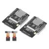 2Pcs ESP32 CAM Development Module WiFi Bluetooth 2 In 1 Camera Board Electronic Component