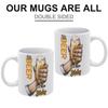 1pc 11oz Ceramic Beer Lover Mug with Double-Sided Print, Coffee or Tea Cup