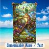 Beach Towel Custom Name Text, Quick Dry Large Towel For Beach HomePikmin