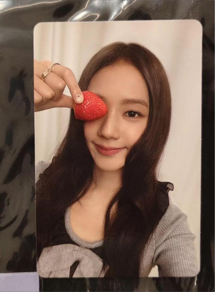 [USED] Black Pink Jisoo Macau Concert Admission Bonus Limited Edition Trading Card
