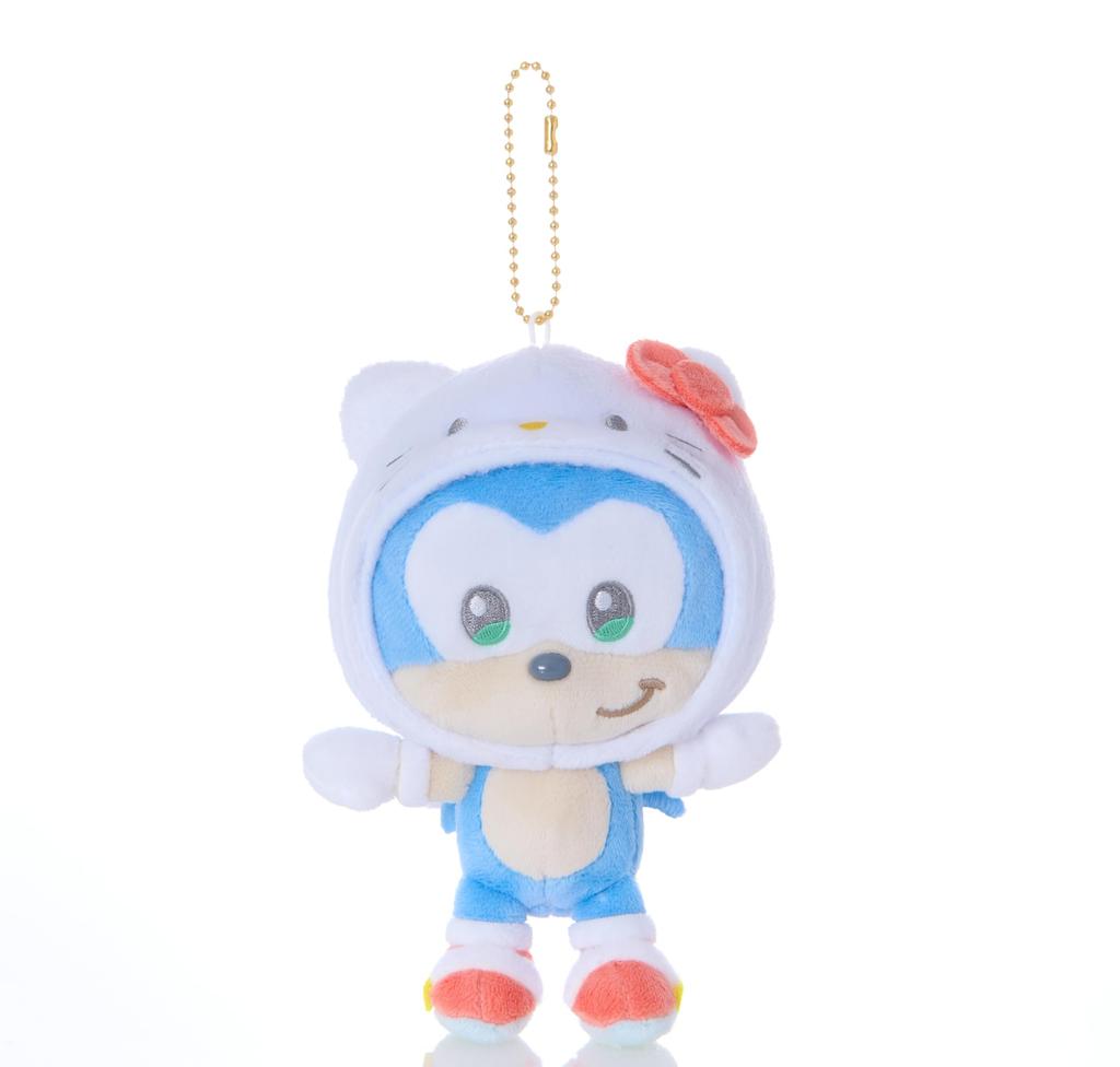 SEGA FAVE SONIC & FRIENDS Sanrio Characters Mascot Sonic X Hello Kitty