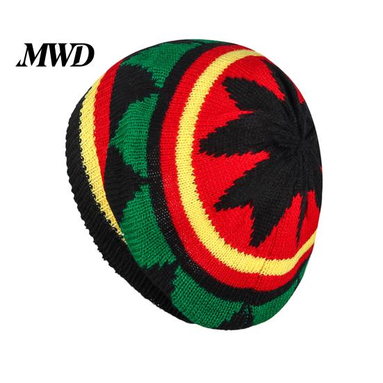No Braid Wig Hat Stretch Beret Bottom Hat, Non-Pressurizing Soft Knitted Elastic Festival Party Rainbow Color Foldable for Festivals Halloween Parties One Size A