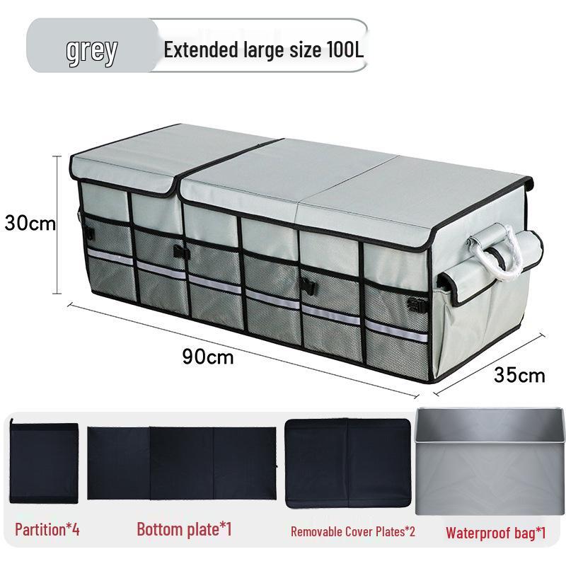 Foldable Car Trunk Organizer Box for Outdoor Use